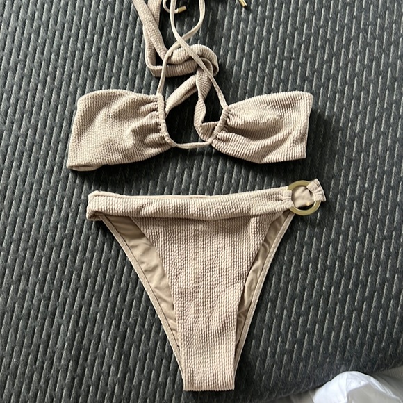 Monday Swimwear Swim Monday Swimwear Oat Crinkle Bikini Poshmark